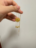 寶慶銀樓黃金鎖吊墜流蘇鈴蘭花足金項(xiàng)鏈女款純金首飾送老婆送女友生日禮物 流蘇鈴蘭同心鎖吊墜 約1.7g（送銀鏈） 曬單實(shí)拍圖