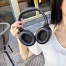 HKMW索尼SONY適用電競(jìng)?cè)鏌o線頭戴式藍(lán)牙耳機(jī)HIFI降噪運(yùn)動(dòng)可插卡電腦手機(jī)通用3d立體頭戴式耳機(jī) 耀月黑【5.3智能高清拔插麥+Type 標(biāo)配 官配套餐 曬單實(shí)拍圖