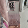 羅璐鷗 OPPO Reno8手機殼女款硅膠殼Reno8Pro保護套reno8 Pro+外殼水鉆玫瑰花漸變閃粉電鍍 【漸變玫瑰金】+全屏鋼化膜 OPPO Reno8 Pro 曬單實(shí)拍圖