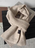 啄木鳥(niǎo)韓系純色針織圍巾男女2024新款冬季加厚保暖圍脖時(shí)尚百搭情侶禮物 混米杏 曬單實(shí)拍圖