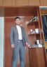 ICCLEK上海西服套裝量身定制男結婚禮服訂做商務(wù)正裝工作服上門(mén)量體定做 淺藍 上衣+褲子 聚酯纖維混紡私人定制西服西褲 曬單實(shí)拍圖