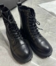 達芙妮黑色馬丁靴女2025秋冬厚款戶(hù)外旅游經(jīng)典穿搭配裙子厚底英倫風(fēng)短靴 黑色-8孔【秋冬加絨款】 38 曬單實(shí)拍圖