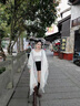 CRANTA KOMEIA民族風披肩外搭女2025新款大披風云南旅游生日禮物送女友老婆 米白色 高級感ck風送女朋友愛人實用高檔 曬單實拍圖