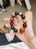 如萃緣多寶手串男士十八籽菩提朱砂貔貅佛珠五路財神轉運珠手鏈女護身符 五路財神多寶手串 曬單實拍圖