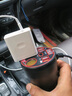 公牛適用車(chē)載12V24V轉220V電源轉換器多功能汽車(chē)插座充電器手機快 車(chē)杯12v24v通用PD口數顯閃充紅 曬單實(shí)拍圖
