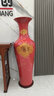 垚罄 景德鎮(zhèn)陶瓷器落地大花瓶客廳 中國(guó)紅落地陶瓷大花瓶家居擺件工藝品 紅色招財(cái)進(jìn)寶 1.2米單個(gè) 配底座 曬單實(shí)拍圖