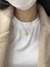 中國黃金（CHINA GOLD）生肖猴子吊墜女足金小金猴項(xiàng)鏈本命年屬相轉(zhuǎn)運(yùn)珠掛墜生日禮物 機(jī)智猴吊墜【配S925鏈】約1.2g 曬單實(shí)拍圖