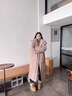 BOYXCO東北超長款過膝情侶羽絨服男女加厚保暖寬松百搭防寒情侶裝外套潮 卡其色 M 建議80-120斤 曬單實拍圖