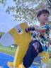 B.Duck小黃鴨童裝兒童t恤男童短袖速干衣夏裝夏季新款滿印T恤 花色 140 cm 曬單實(shí)拍圖