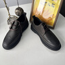 七匹狼商務(wù)休閑鞋男春季上班聚會(huì )英倫雅痞黑色增高皮鞋男2026新款工裝鞋 黑色 41 曬單實(shí)拍圖