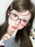 GLEGANT MOSTINEL復古玳瑁貓眼眼鏡框近視女度數可配書(shū)呆子小框橢圓高品質(zhì)板材鏡架 玳?？睢緦?zhuān)柜品質(zhì)高密度板材】 無(wú)度數防藍光鏡片 曬單實(shí)拍圖