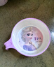 迪士尼（Disney）兒童餐具寶寶密胺脂餐盤(pán)嬰兒輔食碗家用卡通愛(ài)莎公主湯碗手柄飯碗 愛(ài)莎深碗兩件 曬單實(shí)拍圖