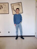 潮勝短袖t恤男純色夏季港風(fēng)個(gè)性印花青少年學(xué)生半袖寬松大碼圓領(lǐng)短袖 黑/像素游戲 L （重120-130斤高165-170） 曬單實(shí)拍圖