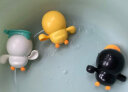 马丁兄弟 宝宝洗澡玩具小鸭子戏水玩具儿童婴儿玩水发条玩具 3只装 实拍图
