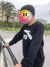 安踏運動衛(wèi)衣男裝秋冬針織加絨圓領(lǐng)長袖運動休閑服跑步運動服男子上衣 【經(jīng)典大LOGO】基礎(chǔ)黑   L 曬單實拍圖