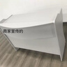 Boelter教師講臺(tái)桌培訓(xùn)實(shí)木會(huì)議多媒體臺(tái)演講臺(tái)老師講桌教室學(xué)校講臺(tái) 灰白弧形講臺(tái) 曬單實(shí)拍圖