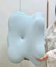 神氣小鹿夜貓護頸枕頭睡覺(jué)玩手機專(zhuān)用床頭靠墊多功能趴睡枕 【多功能趴睡枕-氧氣藍】可睡可趴 單只 曬單實(shí)拍圖