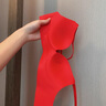 JERRIE MOCK紅色內(nèi)衣女小胸聚攏顯大本命年蛇年轉(zhuǎn)運(yùn)文胸內(nèi)褲套裝結(jié)婚新娘 中國紅套裝 75B AC/34ABC（配內(nèi)褲） 曬單實(shí)拍圖