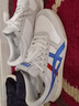 Onitsuka Tiger鬼塚虎男女鞋舒適厚底休閑鞋ULTIMATE 81 EX 復古跑鞋 1183B510 白色/藍色 42.5 曬單實(shí)拍圖