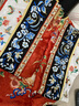 聽月小筑【東華夢(mèng)】原創(chuàng)女清代旗裝氅衣重工全刺繡宮廷風(fēng)格格裝 紅色，含圍領(lǐng) 現(xiàn)貨 S 曬單實(shí)拍圖