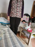 范哲莎中老年馬甲女秋冬女裝加厚背心媽媽裝棉馬夾修身坎肩絲棉拉鏈馬甲 百花齊放 3XL 115-130斤 曬單實拍圖