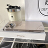 七龍適用于蘋果16promax手機殼2024新款晶鉆玻璃保護套透明全包超薄防摔簡約高檔外殼 【全透明套沙漠金】進口玻璃_AR增透_防摔加強 iPhone 16 Pro Max 曬單實拍圖