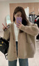 皮爾卡丹仿馬海毛毛衣開衫外套女2025秋冬新款慵懶風(fēng)粉色V領(lǐng)針織衫上衣 卡其色【初秋針織衫 溫柔港味復(fù) M 【推薦90-100斤】 曬單實拍圖