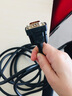saikang VGA3+6線電腦主機顯示器電視延長線vga連接線投影線視頻線 3+6芯（黑色鍍金） 5M 曬單實拍圖