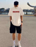 迪伽达 短袖T恤男夏季美式复古重磅潮牌潮流体恤纯棉百搭宽松半袖上衣 MCWP-SC14白色 XL 晒单实拍图