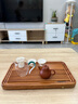 領(lǐng)藝優(yōu)選清雅花梨木茶盤(pán)功夫茶具單品中式家用辦公小號排水式 清雅花梨本色40x22 曬單實(shí)拍圖