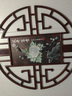 沃皓東陽(yáng)木雕實(shí)木掛件新中式玉雕入戶(hù)走廊玄關(guān)立體浮雕玉石裝飾畫(huà)送禮 花開(kāi)富貴 80*80 20mm厚板 獨立 曬單實(shí)拍圖