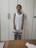 啄木鳥運動套裝男籃球服冰絲夏季無袖球衣寬松大碼跑步背心 藍(lán)色 2XL 曬單實拍圖