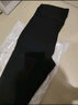 伊莎朵褲子女小腳褲女胖mm大碼緊身褲秋冬款打底褲外穿九分加絨鉛筆褲女 黑色加絨加厚九分褲 3XL (145-160斤) 曬單實(shí)拍圖