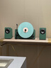 梵尼詩(shī)HiFi立式分體桌面臺式黑膠唱片機lp發(fā)燒電唱機留聲機客廳藍牙音響 暖莎綠色 曬單實(shí)拍圖