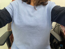啄木鳥羊毛針織衫馬甲毛衣女背心春秋冬季新款蝙蝠袖v領(lǐng)坎肩寬松慵懶風(fēng) MJ790#霧藍(lán)色 L 建議120-150斤 曬單實(shí)拍圖