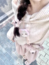 派吉鯊2025新款溫柔風(fēng)甜美一字肩毛衣女秋冬季韓系感針織衫露肩上衣 杏色 S 建議75-95斤 曬單實(shí)拍圖