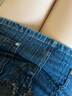 CHUU條紋水洗牛仔半身裙女2026春季新品桃花鉚釘包臀a字短裙子 牛仔藍 S 曬單實(shí)拍圖