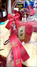 渡鵲橋結(jié)婚用品陪嫁紅繩織帶捆綁帶捆被帶喜字絲帶包袱被子捆扎帶婚慶 酒紅色絲帶【心喜款】 22m 曬單實(shí)拍圖