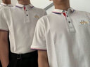 匠企印企業(yè)工作服定制工衣polo短袖t恤刺繡文化衫定做團體服印字印logo 經(jīng)典間色-白色 L 曬單實(shí)拍圖
