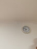 北极星（POLARIS）挂钟 时尚创意客厅钟表简约石英钟12英寸2842白色 实拍图