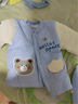 迪士尼寶寶寶寶套裝嬰幼兒衣服加棉秋冬棉衣套裝分體式衣服純棉內衣可開(kāi)檔衣 寶寶加棉套裝(藍色小熊) 73 曬單實(shí)拍圖