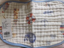 貝肽斯云片枕嬰兒枕頭新生兒0到6個(gè)月夏季吸汗透氣寶寶云枕巾 埃爾維斯藍【31×22cm】 曬單實(shí)拍圖