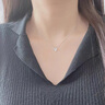 YaoYiZun楓葉足銀項鏈女純銀七夕情人節禮物小眾輕奢生日禮物送老婆 S999足銀楓葉項鏈 曬單實(shí)拍圖