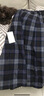 MUJI MUJI 女式 羊毛混 抽褶裙 半身長(cháng)裙秋冬季 百褶裙 BEK44A2A 棕色格紋 L 曬單實(shí)拍圖