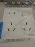國際電工86型暗裝二開(kāi)十孔插座帶開(kāi)關(guān)獨立控制面板一開(kāi)八孔廚房用電源插座 一開(kāi)八孔-【乳白】暗裝 插座 曬單實(shí)拍圖