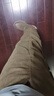 杉杉【加厚保暖】休閑褲男綿軟燈芯絨耐磨抗皺直筒褲彈力修身通勤長褲 卡其 32 175/80A 曬單實拍圖