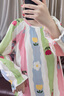 婷美【防螨抗菌純棉】睡裙女帶胸墊中長(cháng)款連衣裙家居服女士睡衣 L 曬單實(shí)拍圖