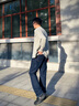 Calvin KleinJeans【復(fù)刻90系列】四季款男士ck經(jīng)典復(fù)古直筒牛仔褲J324464 1AP-牛仔深藍 30 曬單實拍圖