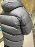 英爵倫（Enjeolon）【極寒大朵白鵝絨】熱反射男士加厚保暖羽絨服冬季可拆卸連帽外套 深灰色 2XL(推薦155-170斤) 曬單實(shí)拍圖