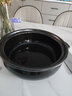 華美冠陶瓷砂鍋火鍋酒店特大號煲湯沙鍋瓦煲大容量石鍋可干燒 7300ml黑色10人明火用 7300ml 曬單實(shí)拍圖